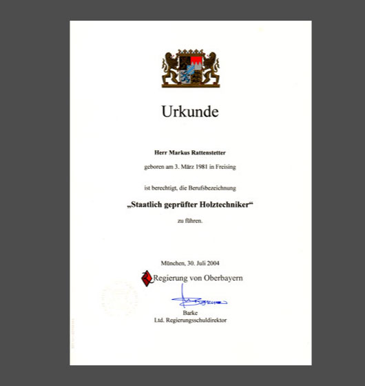 Pop-up-Urkunde-Techniker